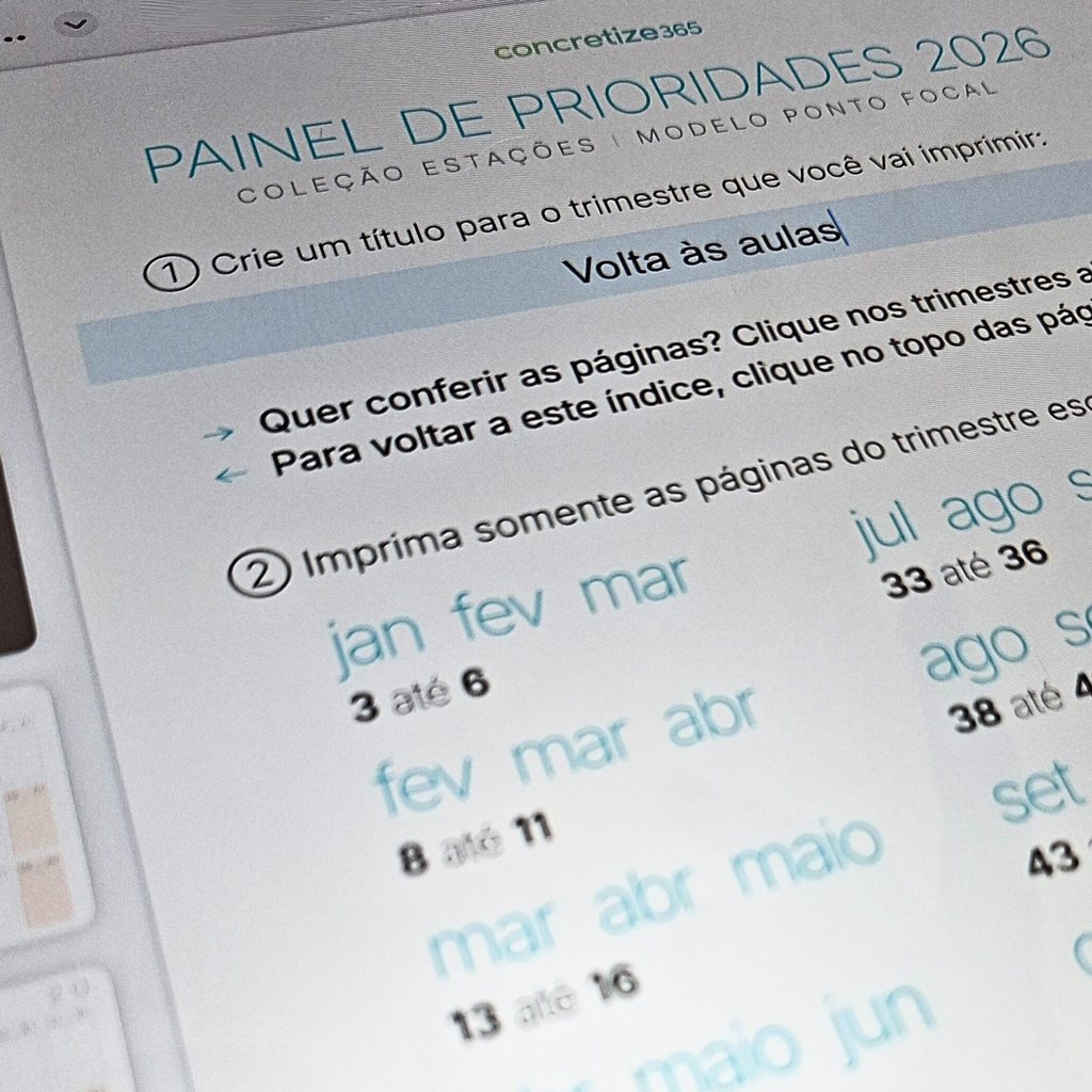 Painéis de Prioridades 2026