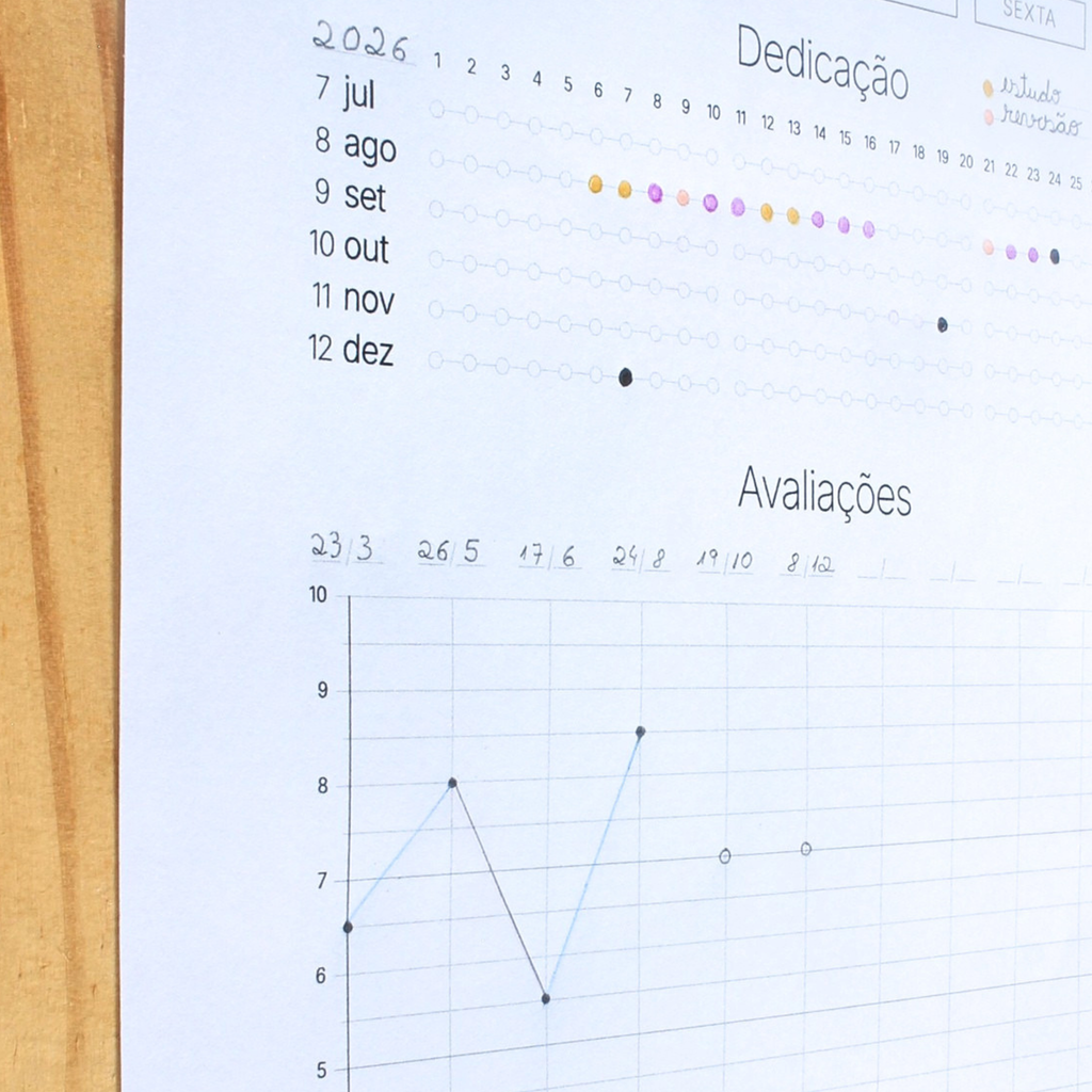 Dashboard de Estudo